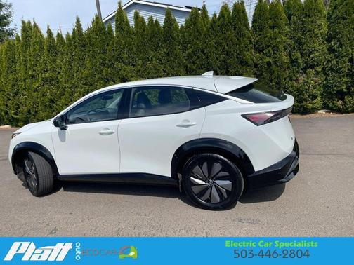 White 2024 Nissan ARIYA Engage Sport Utility 4D