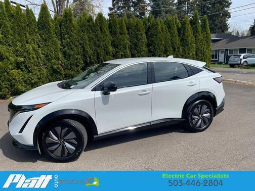 White 2024 Nissan ARIYA Engage Sport Utility 4D