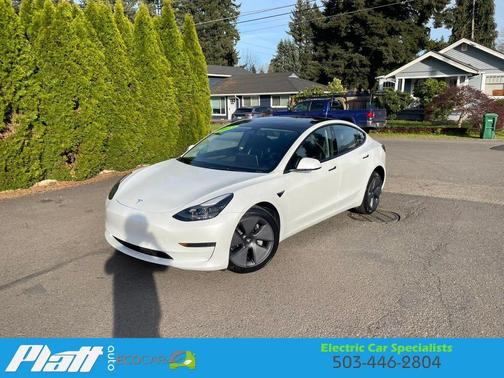 White 2023 Tesla Model 3 Standard Range