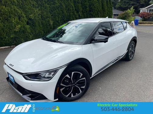 White 2022 Kia EV6 Wind Sport Utility 4D
