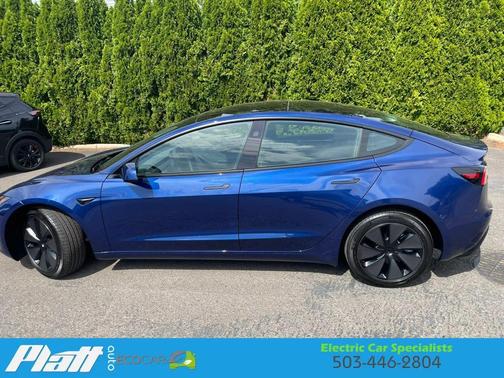 Blue 2025 Tesla Model 3 Long Range