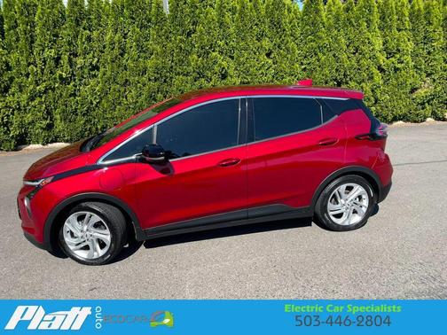 Red 2022 Chevrolet Bolt EV 1LT Hatchback 4D