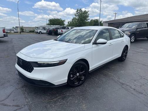 Pearl White 2023 Honda Accord LX 1.5T