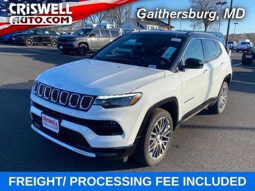 Bright White Clearcoat 2024 Jeep Compass Limited