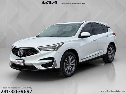 Platinum White Pearl 2021 Acura RDX Technology Package