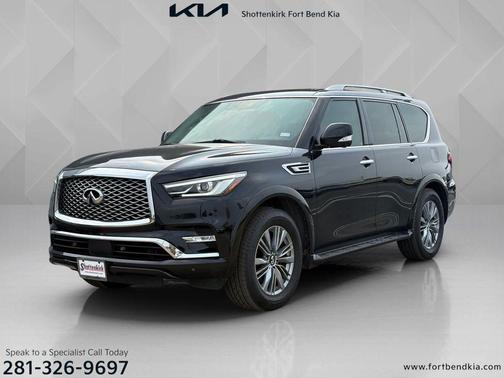 Black Obsidian 2022 INFINITI QX80 Luxe
