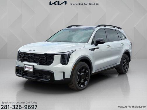 Ivory Silver 2026 Kia Sorento SX