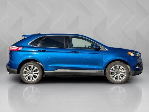 Blue Metallic 2024 Ford Edge Titanium