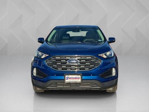 Blue Metallic 2024 Ford Edge Titanium