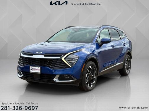 Sapphire Blue 2023 Kia Sportage SX-Prestige