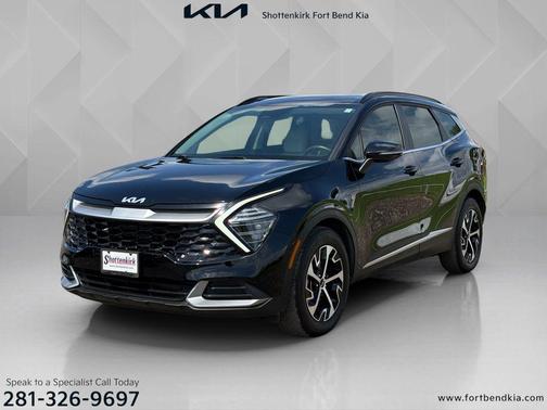 Ebony Black 2025 Kia Sportage EX