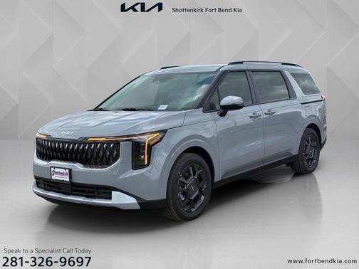 Silver 2026 Kia Carnival Hybrid EX
