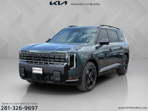 Black Jade Green 2027 Kia Telluride Hybrid X-Line SX