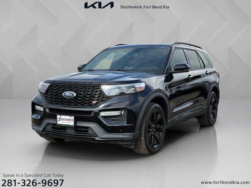 Agate Black Metallic 2021 Ford Explorer ST