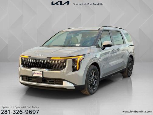 Ceramic White 2026 Kia Carnival Hybrid EX