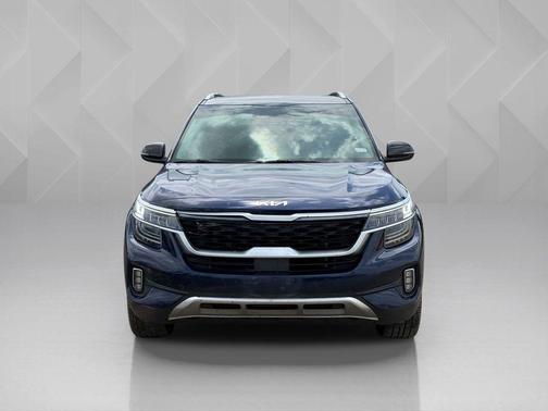 Dark Ocean Blue/Black Roof 2023 Kia Seltos SX Turbo