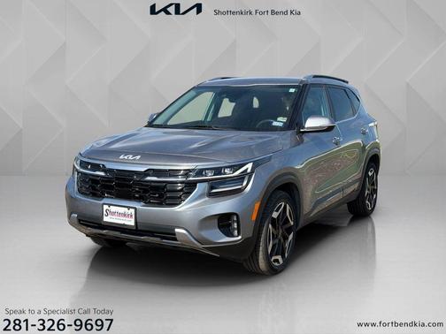 Steel Gray 2024 Kia Seltos SX Turbo