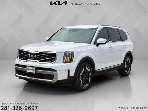 Glacial White Pearl 2024 Kia Telluride S