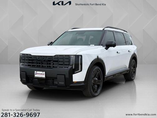 Glacial White Pearl 2027 Kia Telluride Hybrid EX