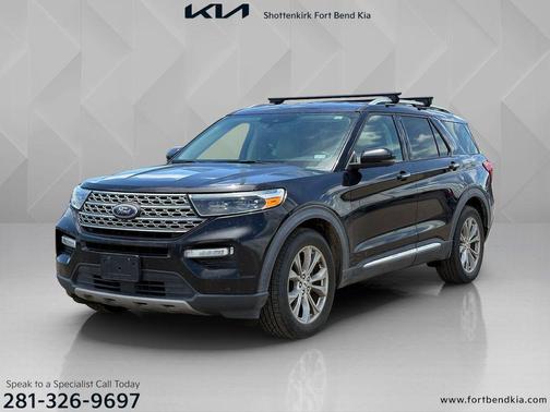 Black Metallic 2021 Ford Explorer Limited
