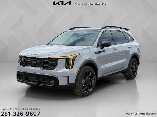 Gray 2026 Kia Sorento SX