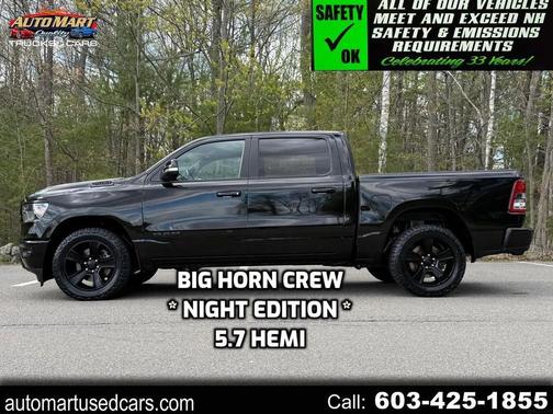 Black 2020 RAM 1500 Big Horn/Lone Star
