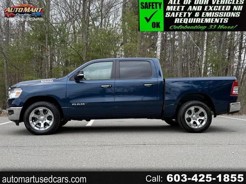 Blue 2019 RAM 1500 Big Horn