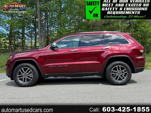 Burgundy 2021 Jeep Grand Cherokee Limited