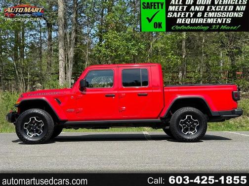 Red 2020 Jeep Gladiator Rubicon