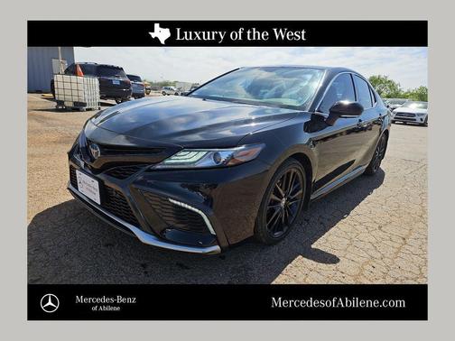 Midnight Black Metallic 2022 Toyota Camry XSE