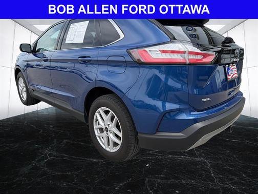 Atlas Blue Metallic 2023 Ford Edge SEL