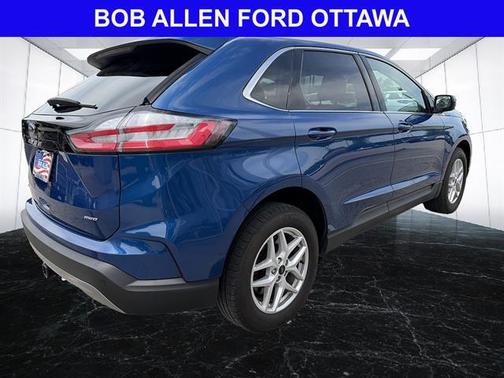 Atlas Blue Metallic 2023 Ford Edge SEL