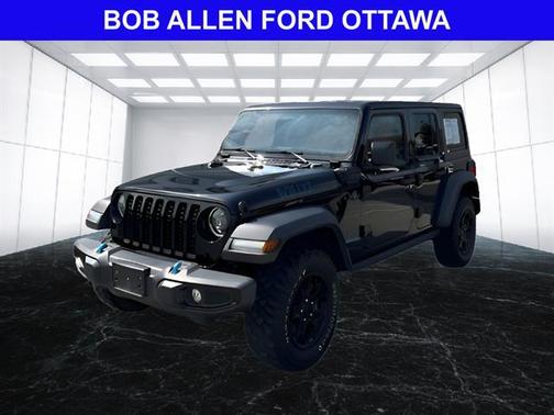 Black Clearcoat 2023 Jeep Wrangler 4xe Willys