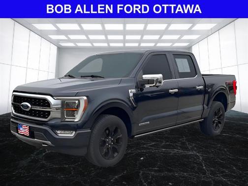 Antimatter Blue Metallic 2023 Ford F-150 Platinum