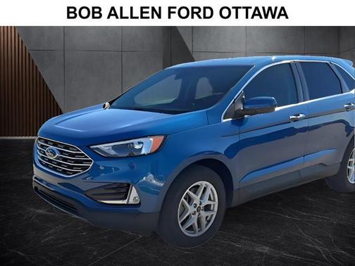 Atlas Blue Metallic 2022 Ford Edge SEL