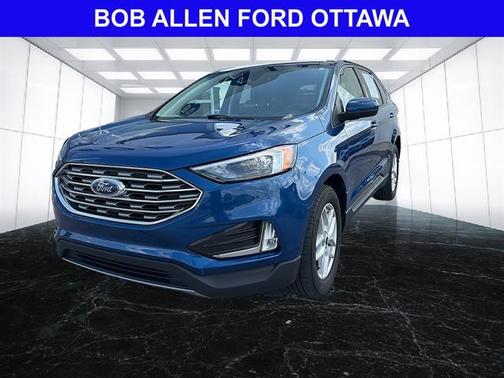 Atlas Blue Metallic 2022 Ford Edge SEL