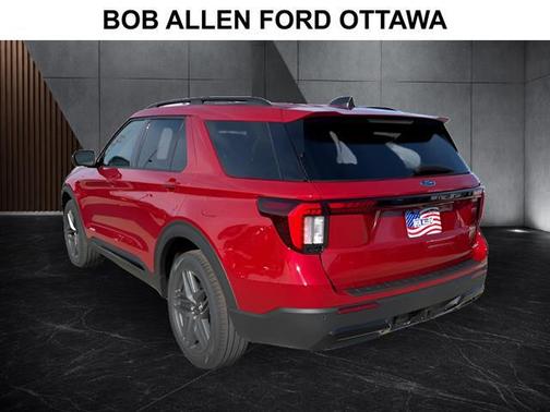 Rapid Red Metallic Tinted Clearcoat 2026 Ford Explorer ST-Line