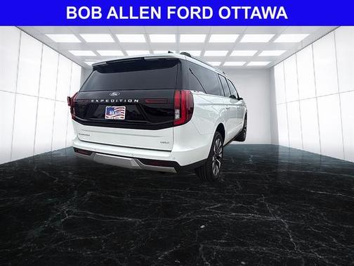 Star White Metallic Tri-Coat 2025 Ford Expedition Max Platinum
