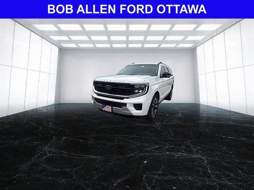 Star White Metallic Tri-Coat 2025 Ford Expedition Max Platinum