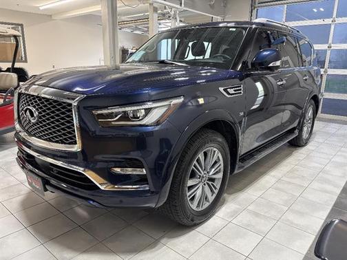 Hermosa Blue 2020 INFINITI QX80 Luxe