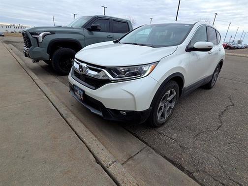 White Diamond Pearl 2017 Honda CR-V EX-L