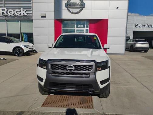 Glacier White 2026 Nissan Frontier SV