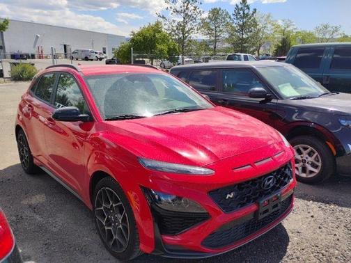 Racing Red 2022 Hyundai Kona N Base