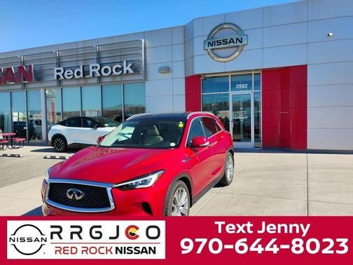 Dynamic Sunstone Red 2020 INFINITI QX50 SENSORY