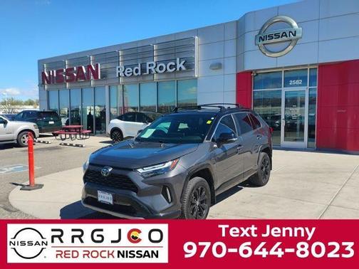 Midnight Black Metallic 2023 Toyota RAV4 Hybrid XSE