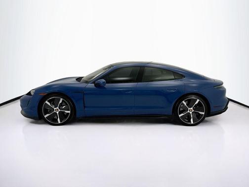 Neptune Blue 2022 Porsche Taycan Turbo S