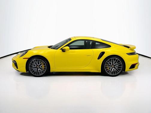Yellow 2022 Porsche 911 Turbo