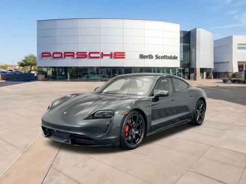 Volcano Grey Metallic 2026 Porsche Taycan GTS