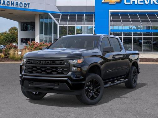 Black 2026 Chevrolet Silverado 1500 Custom
