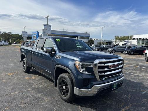 Pacific Blue Metallic 2020 GMC Sierra 1500 SLE